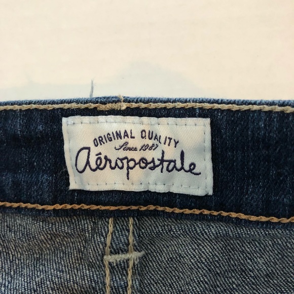 Aeropostale Denim Jean Shorts Size 3/4 - Picture 4 of 5